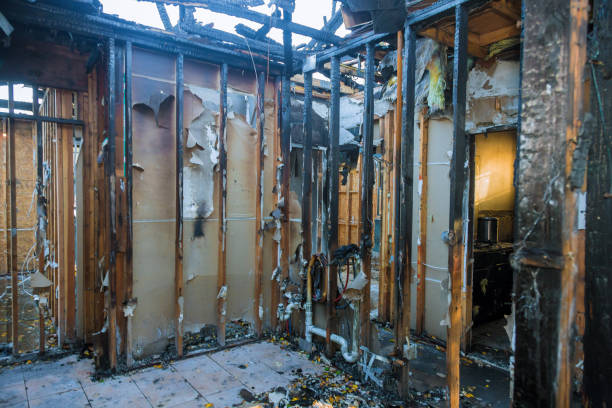Professional Soot Cleanup technician working in Osceola, IN